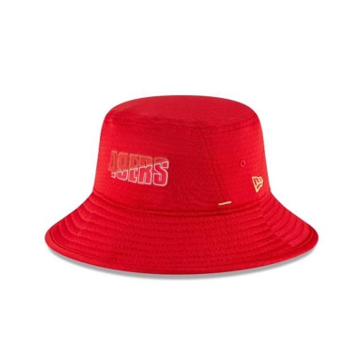 Sapca New Era San Francisco 49ers NFL Official Summer Sideline Stretch Bucket Hat - Rosii